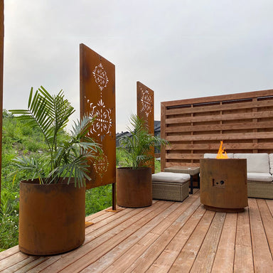 Jardinière ronde Minimaliste - Atelier Cortena