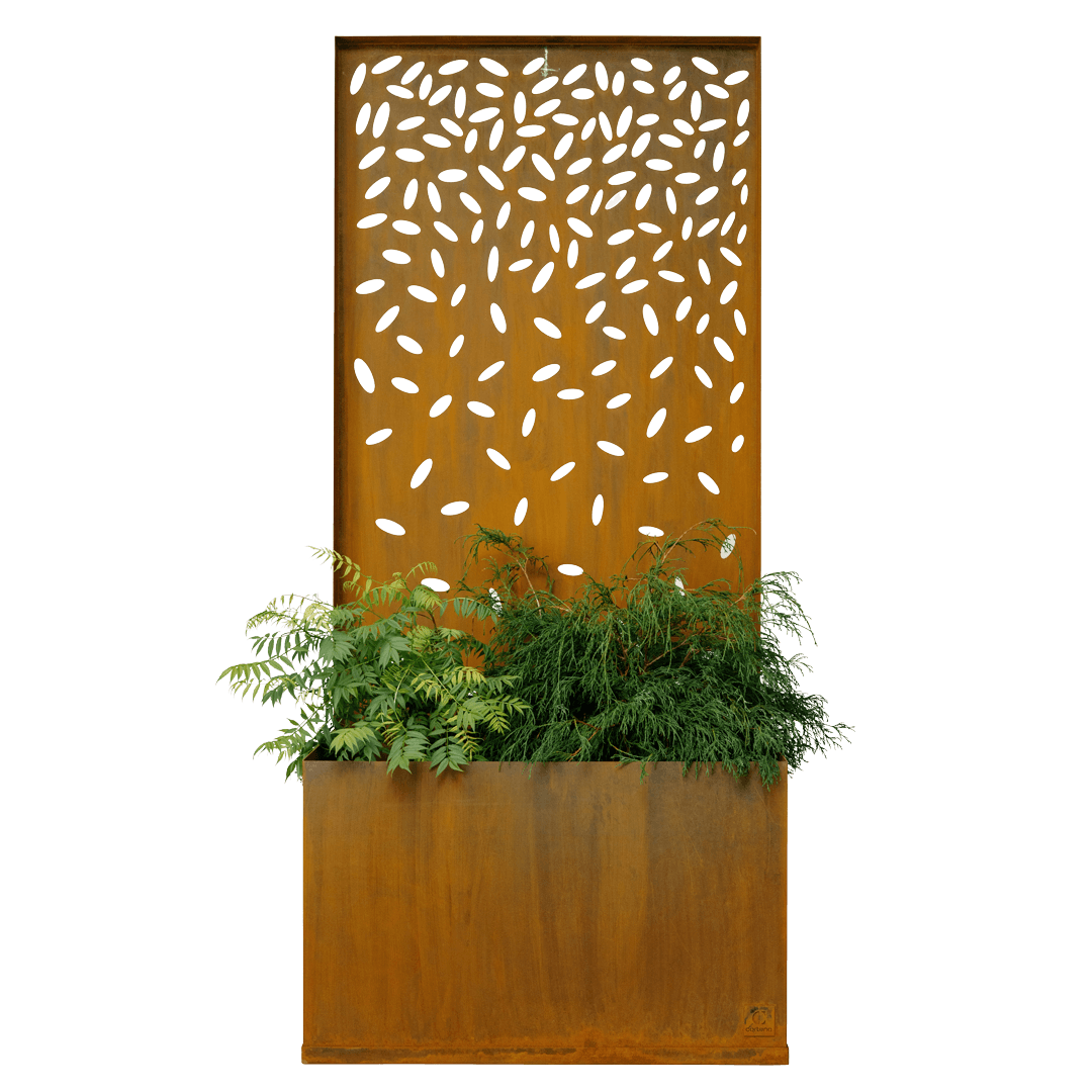 Panneau d'intimité Leaf avec jardinière - Atelier Cortena