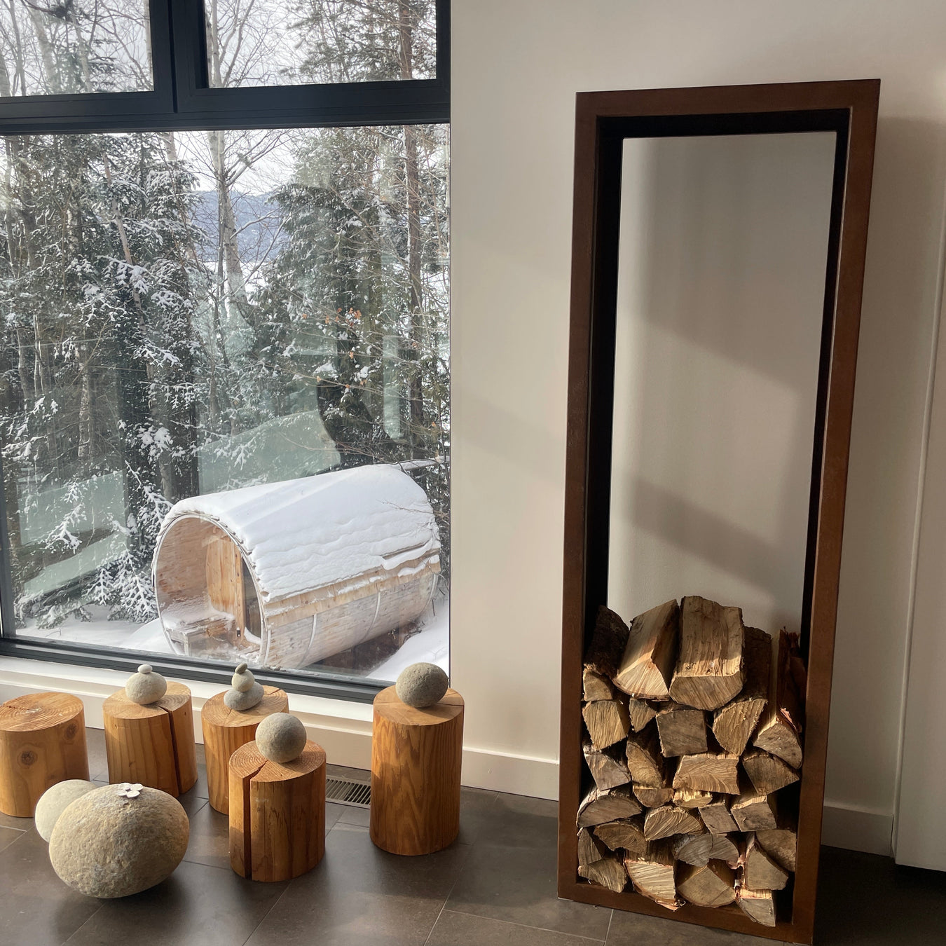 Porte-bûches - Atelier Cortena