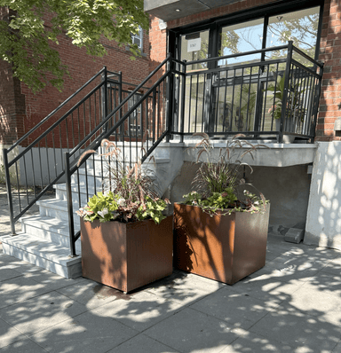 Jardinière carrée minimaliste - 50% Vente d'été ! - Atelier Cortena