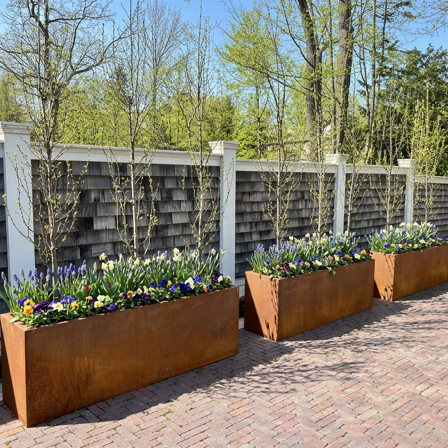 Jardinière rectangulaire minimaliste - Atelier Cortena