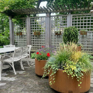 Jardinière ronde minimaliste - Atelier Cortena