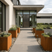 Lit de jardin surélevé carré minimaliste - Atelier Cortena