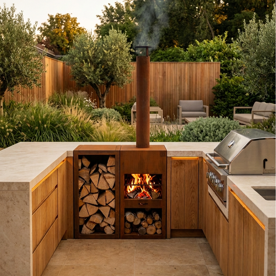 Lund Cook-in Wood Fire Pit 