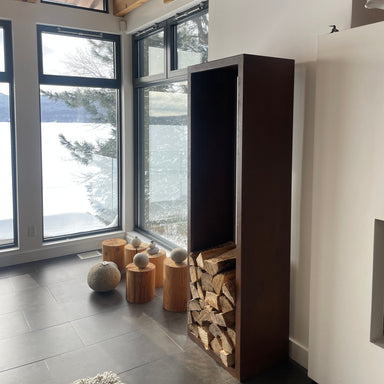 Porte - bûches Malmo - Atelier Cortena