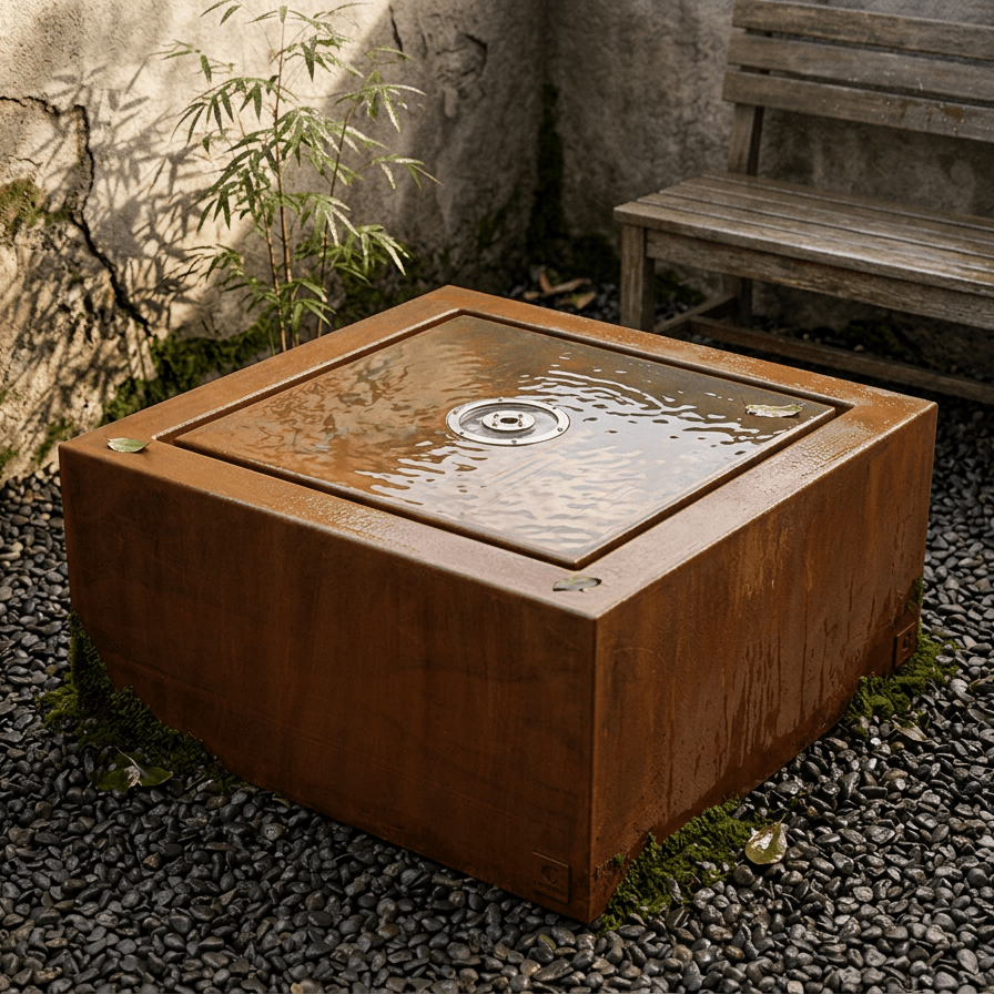 Table d'eau Sakura avec lumière DEL - Atelier Cortena