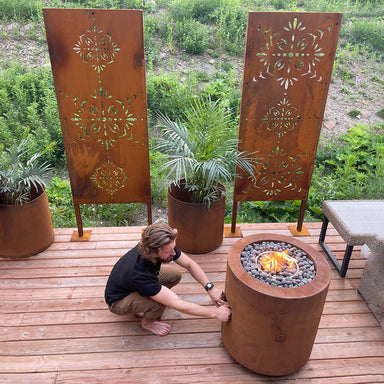 Foyer au gaz Sakuru - Atelier Cortena