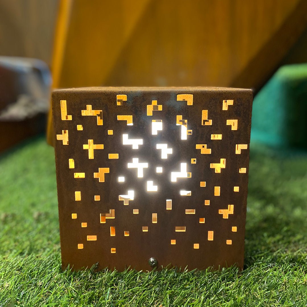 Luminaire cube Techno - Atelier Cortena